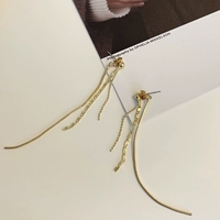 Золотая серебряная игла, серьги для влюбленных, серебро 925 пробы