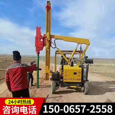Копер 85大锤头高速公路护栏打桩机 打拔功能一体多功能打桩机厂家