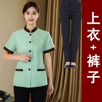 Зеленая футболка подходит для мужчин и женщин, штаны, короткий рукав