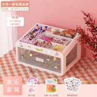 Большой комплект, наклейка, шпильки для волос, резинка для волос