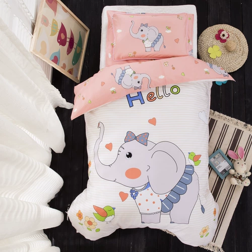 Детское одеяло для детского сада, хлопковый детский милый комплект, 3 предмета