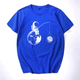 Tide, черный космонавт, футболка, коллекция 2023, короткий рукав, свободный крой