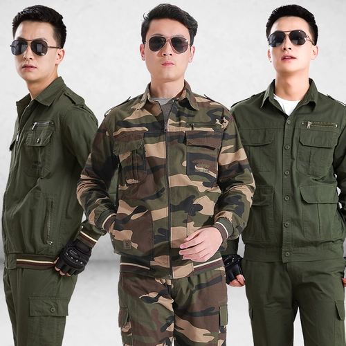 Хлопковый камуфляжный летний тонкий комбинезон, защита от ожогов