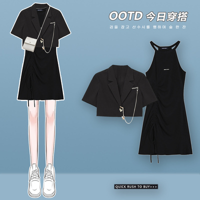 taobao agent Dress, suit, short advanced jacket, design mini-skirt, trend of season