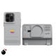 GENTLE BOMB Retro Vintage Macintosh MagSafe Metal Black Reflection Mirror Matte Phone Case – Pro/Plus/Max/Air – iPhone 17, iPhone 16, iPhone 15, iPhone 14, iPhone 13, iPhone 12