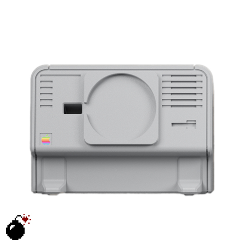 Retro Macintosh : Vintage Rainbow Logo, Textured Finish – 17, 16, 15, 14, 13, 12 Plus/Pro/Max/Air iPhone Case