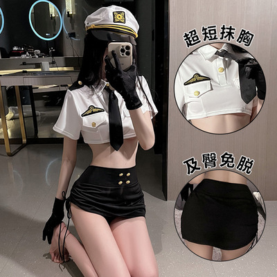 taobao agent Sexy mini-skirt, uniform, set, charming underwear, hip-accented