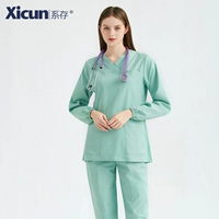 Дамы длинных рукавов (светло -зеленый фрукт)