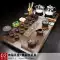 bàn trà điện giá rẻ Ấm đun nước tự động kiểu Yongquan tích hợp khay trà bộ trà thủy tinh nhà phòng khách hoàn chỉnh Bộ trà Kung Fu mẫu bàn trà điện Bàn trà điện