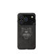 Supreme Black Alcantara Suede Luxury Leather Phone Case for iPhone 17, 16, 15, 14 and 13