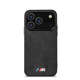 Supreme Black Alcantara Suede Luxury Leather Phone Case for iPhone 17, 16, 15, 14 and 13