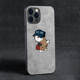 Alcantara Suede Microfiber Phone Cases Covers Cartoon Bear Cute Luxury High End Premium iPhone 15, iPhone 14, iPhone 13, iPhone 12,