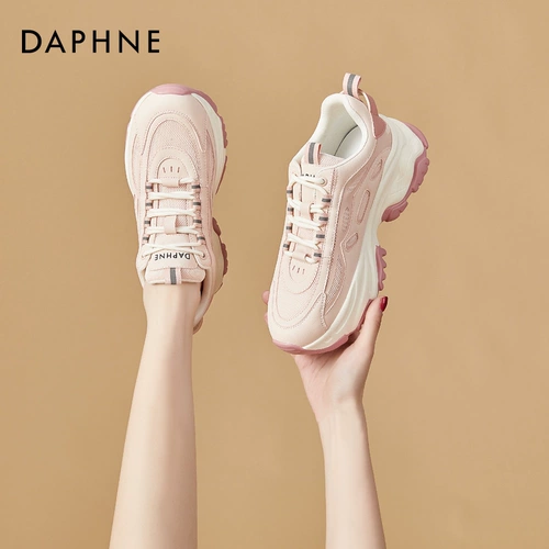 Высокие туфли на платформе, дышащая универсальная спортивная обувь для отдыха, коллекция 2022