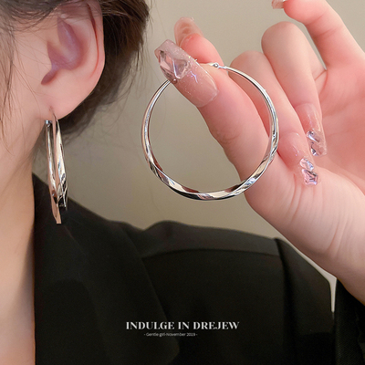 taobao agent Demi-season small design advanced earrings, french style, light luxury style, high-quality style