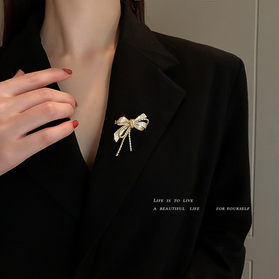 taobao agent High-end brooch, universal protective underware, suit, pin, accessory, 2022 collection, simple and elegant design