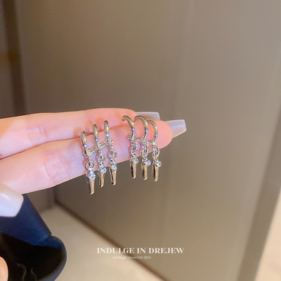 taobao agent Fashionable universal advanced earrings, high-quality style