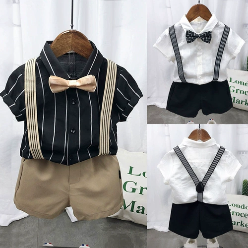 Летняя форма для мальчиков, детский японский комплект, в британском стиле, 2020, короткий рукав