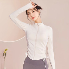 Куртка для йоги 德国瑜伽服外套女粉色春季运动上衣套装修身短款跑步健身服普拉提 OTHER