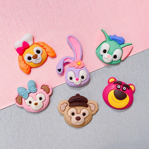 Мультяшная клубника, ручка, чехол для телефона, кремовая коробка для хранения, заколка-крабик с аксессуарами, DIY