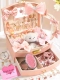 Сакура, ваше сердце тронется ✅ Подарочная коробка для украшений принцессы [Extreme Edition] ⭐ Рекомендация менеджера магазина ⭐ Кожаная шкатулка для драгоценностей + изысканный подарочный пакет + поздравительная открытка