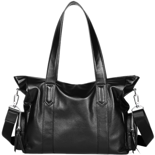 Кожаная сумка на одно плечо, из натуральной кожи