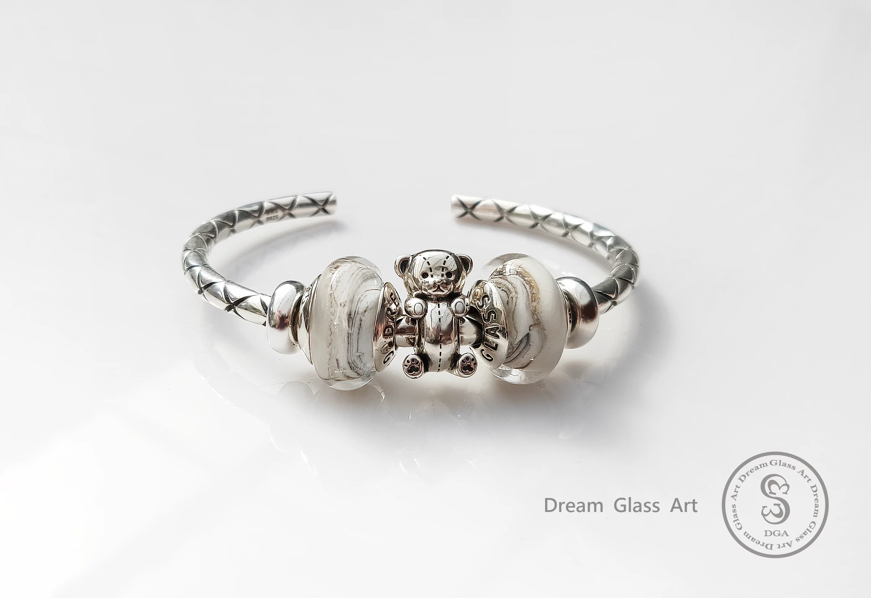 Dreamglassart*Марли Медведь бисеры SBB-190412