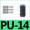 đầu nối dây hơi khí nén Đầu nối nhanh khí nén PU thẳng qua khí quản cắm nhanh PG/PEG/PW đường kính thay đổi PE/PY tee 4/6/8/10-8mm mua đầu nối nhanh khí nén nối khí nén Đầu nối khí nén