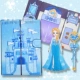 Снежная снежная принцесса с инвалидами покрыта бумага+производственные материалы
