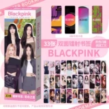 BLACKPINK лазерная закладка-карта LISA Kim Ji-soo Park Chae-young Kim Ji-ni креативная флеш-карта высокого разрешения LOMO