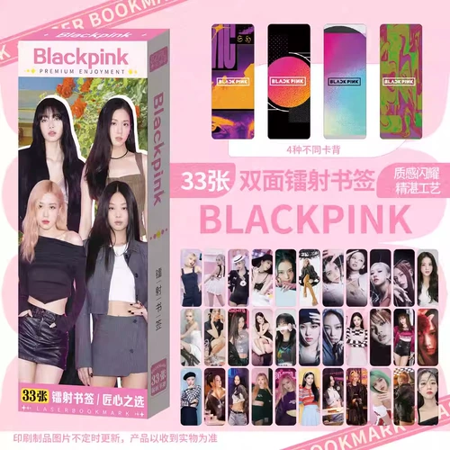 Blackpink Laser закладка Лиза Лиза Джин Жин Чиксиу Парк Кайкин Джинцхи HD Creative Lomo Flash Card