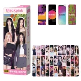 BLACKPINK лазерная закладка-карта LISA Kim Ji-soo Park Chae-young Kim Ji-ni креативная флеш-карта высокого разрешения LOMO