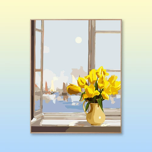 Цифровая масляная краска для рисования, раскраска, декор, «сделай сам»