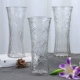 Bình thủy tinh trong suốt, hoa súng, trúc phú quý, hoa súng, bình hoa miệng tròn, chậu trang trí nhà lớn - Vase / Bồn hoa & Kệ