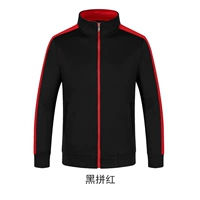 Черный красный (тонкий стиль) топ