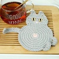 Светло -серого кошачьего подставки (2 может быть сделано) Материал Сумка