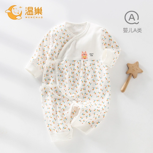 Осенний хлопковый комбинезон для новорожденных для младенца, детское осеннее термобелье, 6 мес.