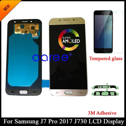 Tested AMOLED Samsung J7 Pro 2017 J730 LCD Display Samsung