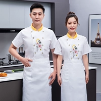 Китайский шеф-повар-белый (топ+фартук)