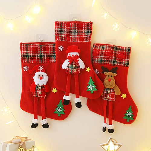 Apple, декор, рождественские детские носки для пожилых людей, подарок на день рождения