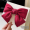 Wine Red Bow Spring Clip