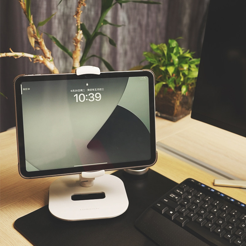乐得平板ipad支架手机桌面懒人直播手机专用支撑架switc