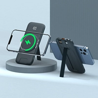 Чернильный синий [самостоятельный кронштейн ★ Магнитная всасываемая беспроводная зарядка ★ Три выхода поставляются с линией]