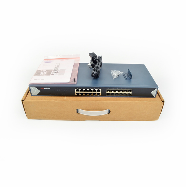 Hikvision 12 Gigabit SFP Light Pass+12 Gigabit Power DS-3E0524TF-E сеть выключатель