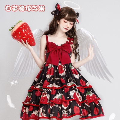 taobao agent Genuine Japanese summer cute dress for princess, Lolita style, plus size, Lolita Jsk