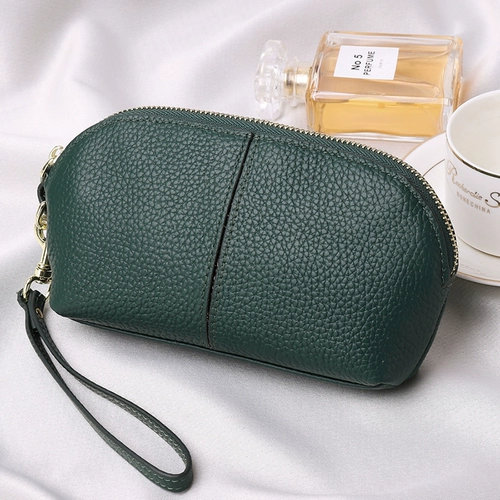 真皮女士零钱包长款2022新款时尚简约妈妈小包包大容量手机手拿包