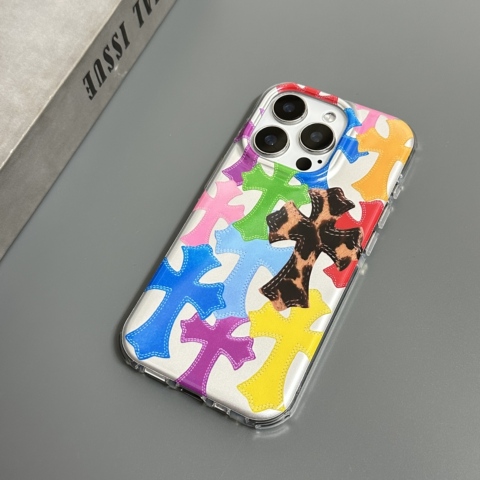 Chrome Hearts Cross Stitched Pro/Plus/Max/Air – 17, 16, 15, 14, 13 iPhone Case