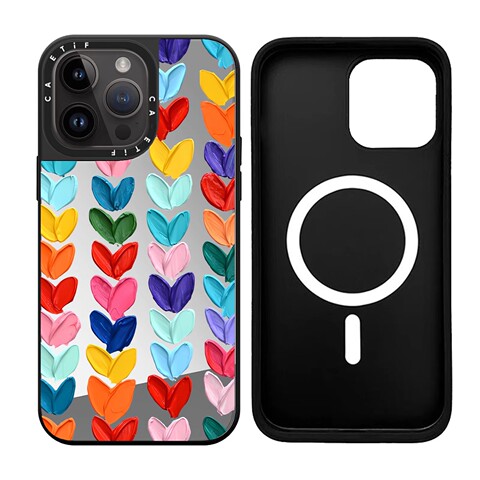 Girls Kind Hearts Illustration Plus/Pro/Max – 16, 15, 14, 13, 12 iPhone Case