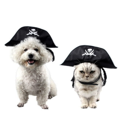 Петухолочное трансформирование пиратов Hat Halloween Party Festival Performance Head украшение пиратского парика кошачья голова собаки хочется смешно