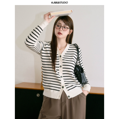 taobao agent Knitted cardigan, long-sleeve, work sweater, design jacket, trend of season