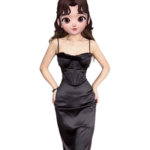 Элитное вечернее платье, черная юбка, облегающий крой